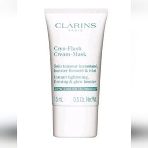 Clarins Cryo-Flash Cream-Mask  instant tightening, firming, and glow booster 😍
